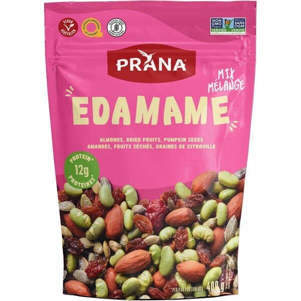 prana Natural Edamame Mix - Gluten-free - 14.11 oz (400 g) - 1 Each