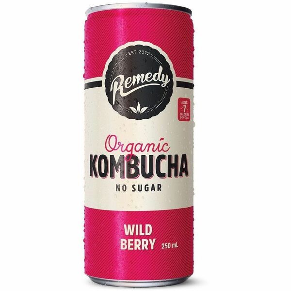 Remedy Kombucha Wild Berry - 355 mL - Wild Berry - 24
