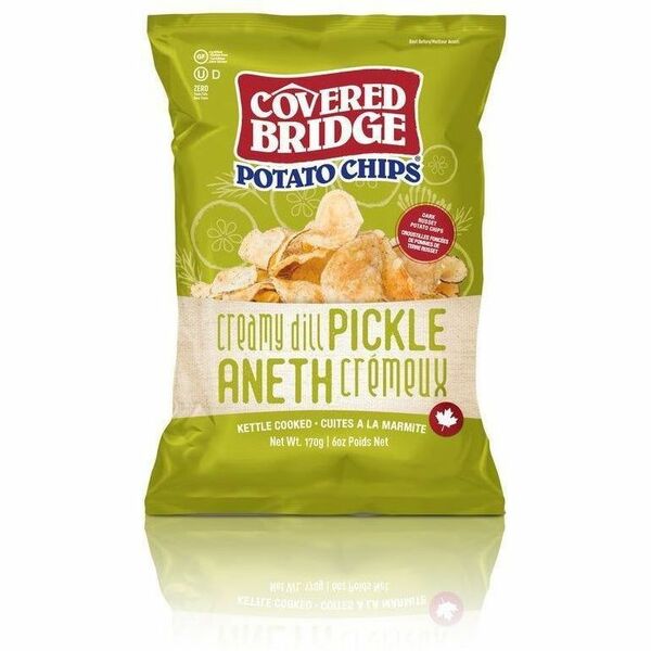 Covered Bridge Creamy Dill Pickle - Creamy Dill Pickle - 2.12 oz (60 g) - 24 Bag