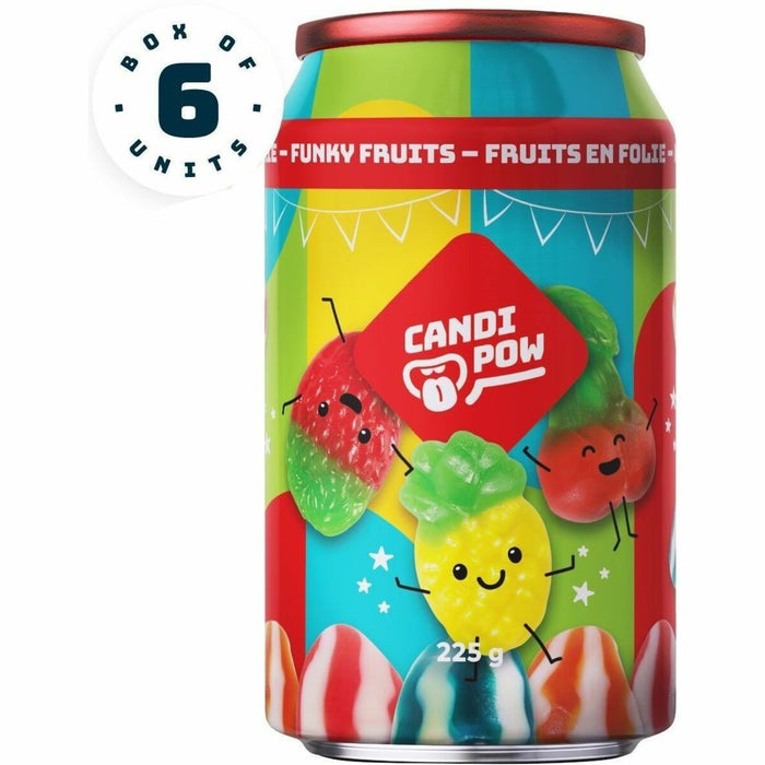Candi Pow Funky Fruits - Fruity - 0.78 oz (22 g) - 6 / Box