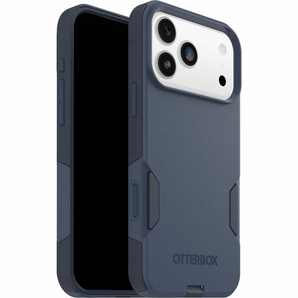 OtterBox iPhone 17 Pro Max Case Commuter Series - For Apple iPhone 17 Pro Max Smartphone - Textured Sides - Blue - Drop Resistant, Scrape Resistant, Impact Absorbing, Dust Resistant, Dirt Resistant, Scratch Resistant, Bump Resistant - Thermoplastic Elasto