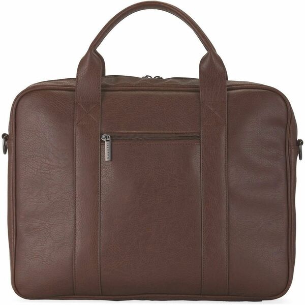 bugatti Palermo Carrying Case (Briefcase) for 15.6" Notebook - Cognac - RFID Resistant - Vegan Leather, Synthetic Leather Body - Trolley Strap, Shoulder Strap - 12.99" (329.95 mm) Height x 16.24" (412.50 mm) Width x 3.15" (80.01 mm) Depth - 1 Each