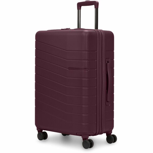 bugatti Munich Travel/Luggage Case (Check-in) Travel - Fig - Shock Resistant - Polyethylene Terephthalate (PET) Body - Checkpoint Friendly - Telescoping Handle, Handle - 19.70" (500.38 mm) Width x 14.20" (360.68 mm) Depth - Large Size - 1 Each
