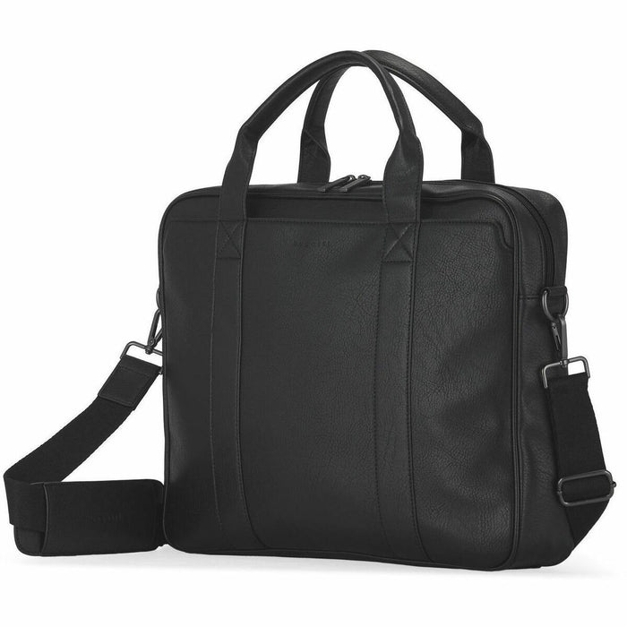 bugatti Palermo Carrying Case (Briefcase) for 15.6" Notebook - Black - RFID Resistant - Vegan Leather, Synthetic Leather Body - Trolley Strap, Shoulder Strap - 12.99" (329.95 mm) Height x 16.24" (412.50 mm) Width x 3.15" (80.01 mm) Depth - 1 Each