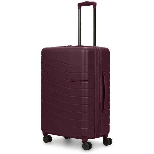 bugatti Munich Travel/Luggage Case (Check-in) Travel - Fig - Shock Resistant - Polyethylene Terephthalate (PET) Body - Checkpoint Friendly - Telescoping Handle, Handle - 17.30" (439.42 mm) Width x 12.50" (317.50 mm) Depth - Medium Size - 1 Each