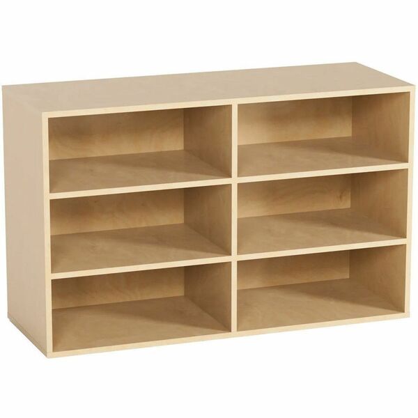 bloom Polar 6 - 30" (762 mm) Height x 18" (457.20 mm) Width x 48" (1219.20 mm) Depth - Durable, Sturdy, Floor Glide - Natural Wood - Plywood, Vinyl, Nylon - 1 Each