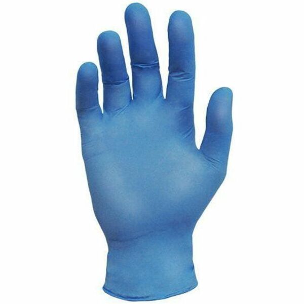RONCO NE2 Examination Gloves - Medium - 4 mil (0.10 mm) Thickness - Contaminant, Allergy, Chemical, Organic Solvent Protection - Medium Size - For Right/Left Hand - Nitrile - Blue - Latex-free, Comfortable, Durable, Flexible, Ambidextrous, Textured - For