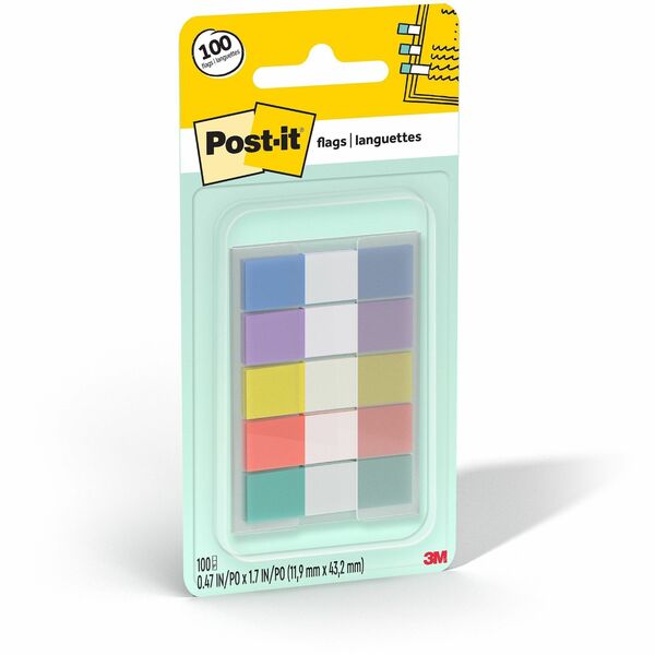 Post-it 0.47"x1.7" 100Flags/PK - 100 - Rectangle - 100 /FlagsPack - 100 / Pack