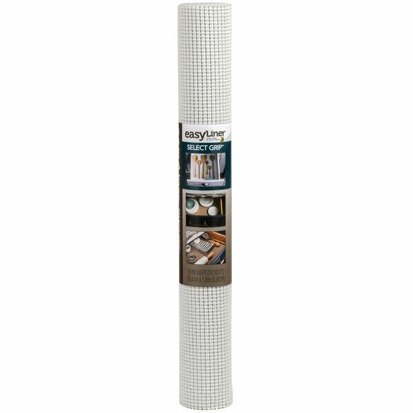 Duck EasyLiner Brand Shelf Liner - White, 20 in. x 6 ft. - 72" (1828.80 mm) Length x 20" (508 mm) Width - White - 1 Each
