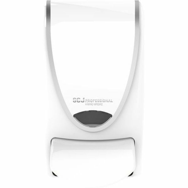 SC Johnson Proline Curve Dispensers - Manual - 1 L Capacity - White, Chrome - 1 Each