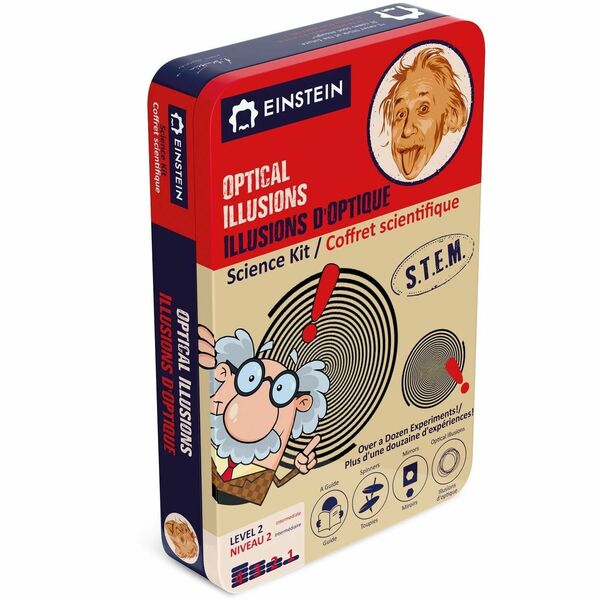 Editions Gladius Optical Illusions - Einstein Lab - Skill Learning: Exploration, STEM, Optical Illusion - 6+ - 1 Each
