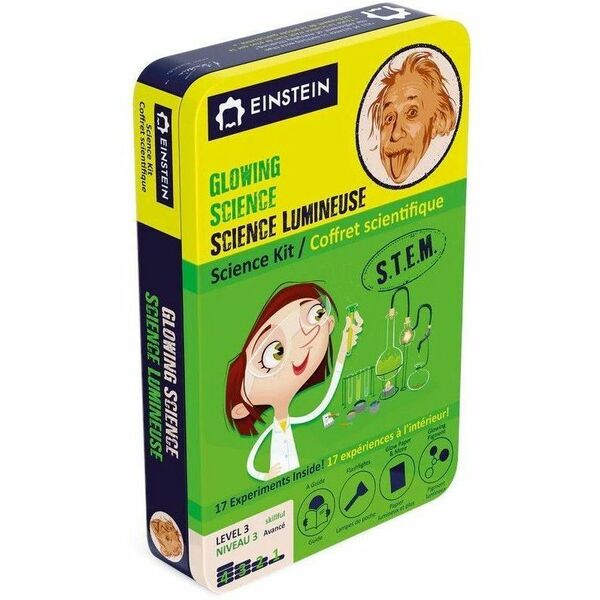 Editions Gladius Glowing Science - Einstein Lab - Theme/Subject: Fun - Skill Learning: Science Experiment, STEM - 8+ - 1 Each
