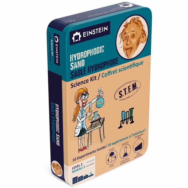 Editions Gladius Hydrophobic Sand - Einstein Lab - Skill Learning: Science Experiment, STEM, Discovery, Underwater Exploration - 6+ - 1 Each