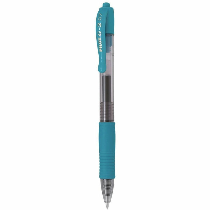 G2 Rollerball Pen - Refillable - Retractable - Turquoise Ink - Gel-based
