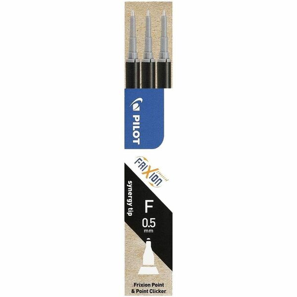 Pilot Pen Refill - 0.5 mm (0.02") , Extra Fine Point - Black Ink - Erasable - 3 / Pack