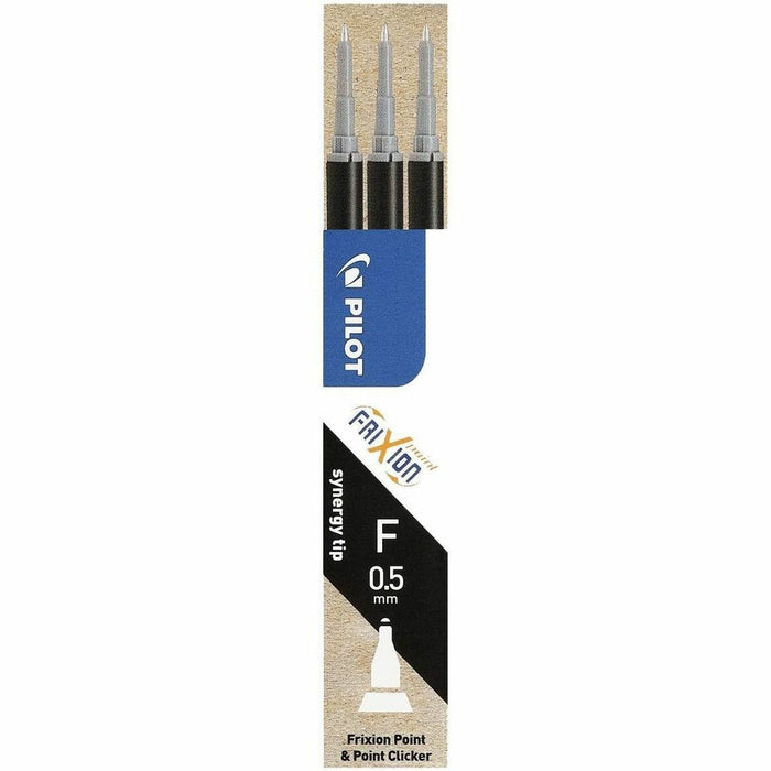 Pilot Pen Refill - 0.5 mm (0.02") , Extra Fine Point - Black Ink - Erasable - 3 / Pack