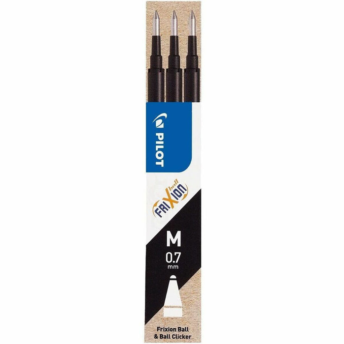 Pilot Pen Refill - 0.7 mm (0.03") , Extra Fine Point - Black Ink - Erasable - 3 / Pack
