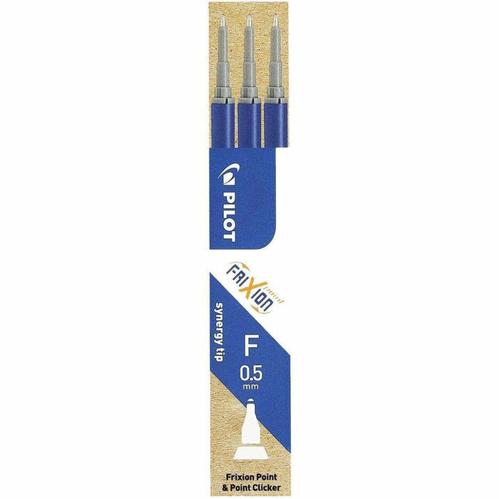 Pilot Pen Refill - 0.5 mm (0.02") , Extra Fine Point - Blue Ink - Erasable - 3 / Pack