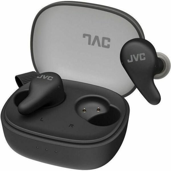 JVC Gumy Wireless Noise Cancelling Earbuds - Stereo - True Wireless - Bluetooth - 32.8 ft (10 m) - 16 Ohm - 20 Hz to 20 kHz - Earbud - Binaural - In-ear - Noise Canceling - Black, Olive Black
