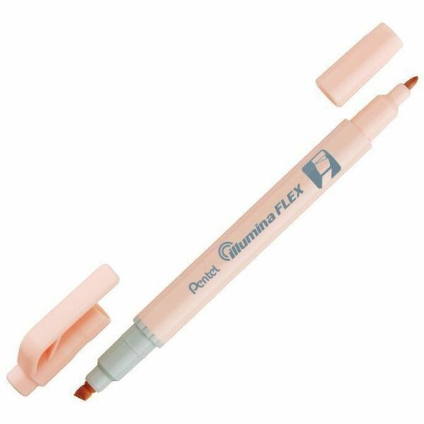 Pentel Illumina Flex Highlighter - Fine Bullet, Chisel Marker Point - Refillable - Orange Ink - Office, Home, Classroom - 1 Each