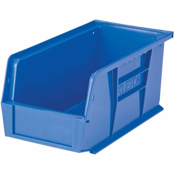 Quantum Storage Storage Bin - 5" (127 mm) Height x 5.5" (139.70 mm) Width x 10.9" (276.10 mm) Depth - Stackable - Stackable, Hanging Bar - Blue - 1 Each
