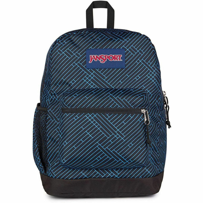 Jansport Cross Town Plus Carrying Case (Backpack) for 15" Notebook - Black - 600D Polyester Body - Shoulder Strap, Handle - 16.54" (420 mm) Height x 12.60" (320 mm) Width x 5.71" (145 mm) Depth - 26 L Volume Capacity - 1 Each