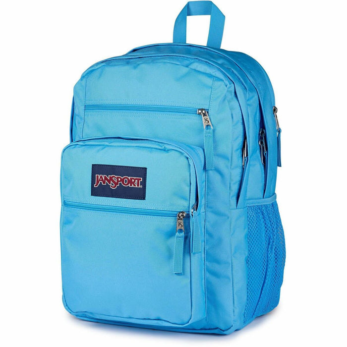Jansport BIG STUDENT Carrying Case (Backpack) for 15" Notebook - Electric Azul - 6000D Polyester Body - Shoulder Strap, Handle - 17" (431.80 mm) Height x 13" (330.20 mm) Width x 7.50" (190.50 mm) Depth - Extra Large Size - 34 L Volume Capacity - 1 Each