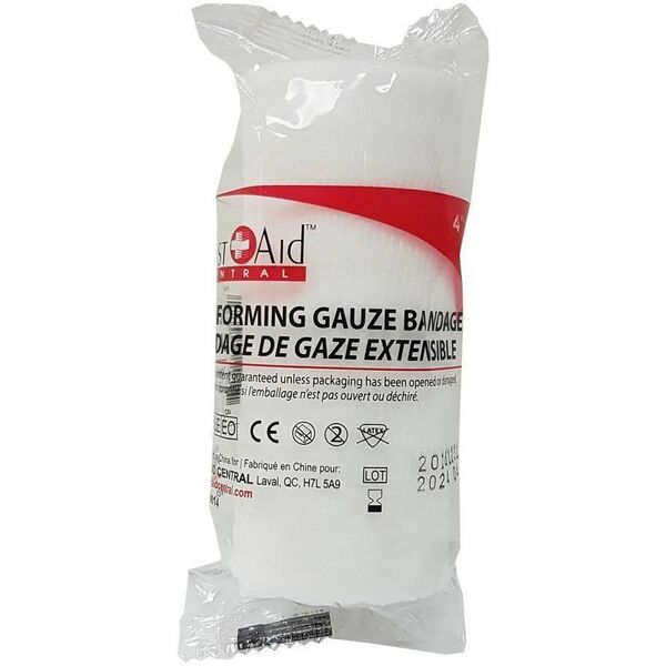 First Aid Central Conforming Gauze Bandages, 10 yards, Sterile, (2" or 4") - - 2" (50.80 mm) Width x 30 ft (9144 mm) Length - 1 Each