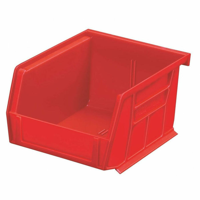 ALKON Rhino Tuff Bin - 3" (76 mm) Height x 4.2" (106 mm) Width x 5.4" (136 mm) Depth - Stackable - Recyclable, Reinforced, Stackable, Labeling Area, Hanging Bar - Gray - Polypropylene, Copolymer - 1 Each