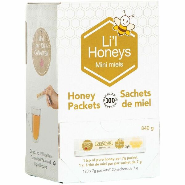 Li'l Honeys Honey - Honey - 0.25 oz (7 g) - 120 / Box