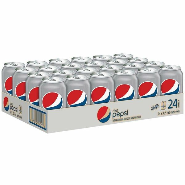 Pepsi Soft Drink - Diet - 355 mL - 24 / Box