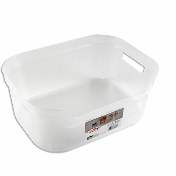 Sterilite Storage Case - External Dimensions: 9.5" (241.30 mm) Width x 5.3" (133.35 mm) Depth x 13" (330.20 mm) Height - For Transportation - 1 Each