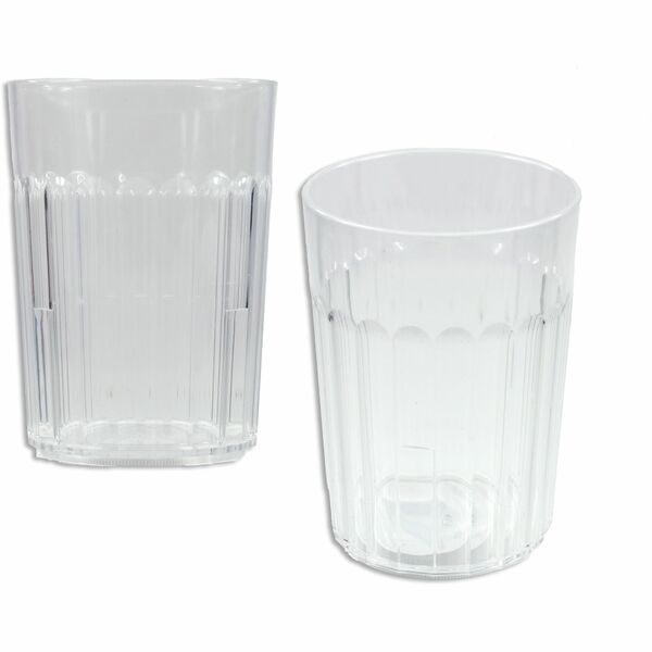 Arrow Stackable Tumblers - 295.74 mL - Clear - Plastic - 1 Each