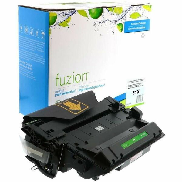 fuzion Compatible Toner High Yield for HP Q7551X (51X) - Black - Yield: 13000
