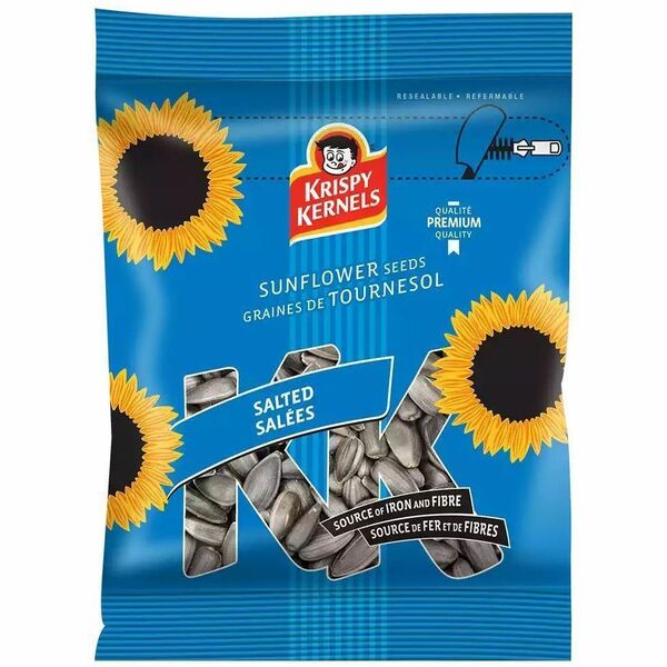 Krispy Kernels Salted Sunflower Seeds - Salted - 7.05 oz (200 g) - 1 Each