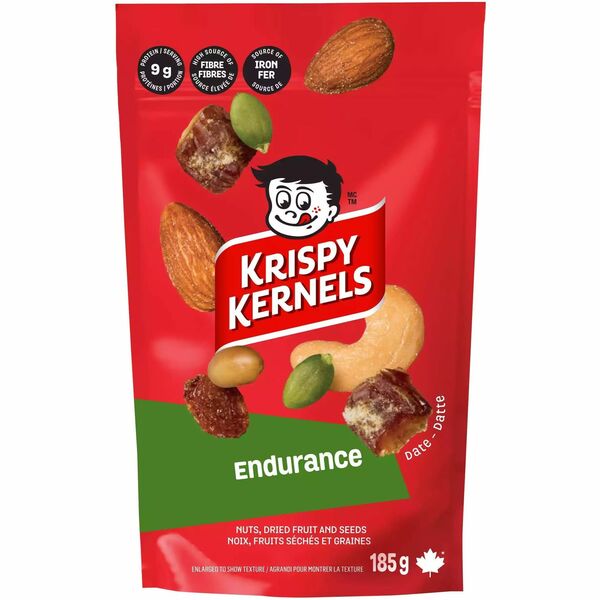 Krispy Kernels Endurance Dried Fruit and Nut Mix - 6.53 oz (185 g) - 1 Each