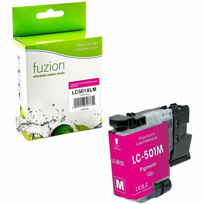 fuzion Compatible Inkjet for Brother LC501XLMS - Magenta - Yield: 500