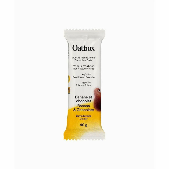 Oatbox Chocolate & Banana Soft Bars - Gluten-free, Plant-based - Chocolate, Banana, Oat - 1.41 oz (40 g) - 12 / Box