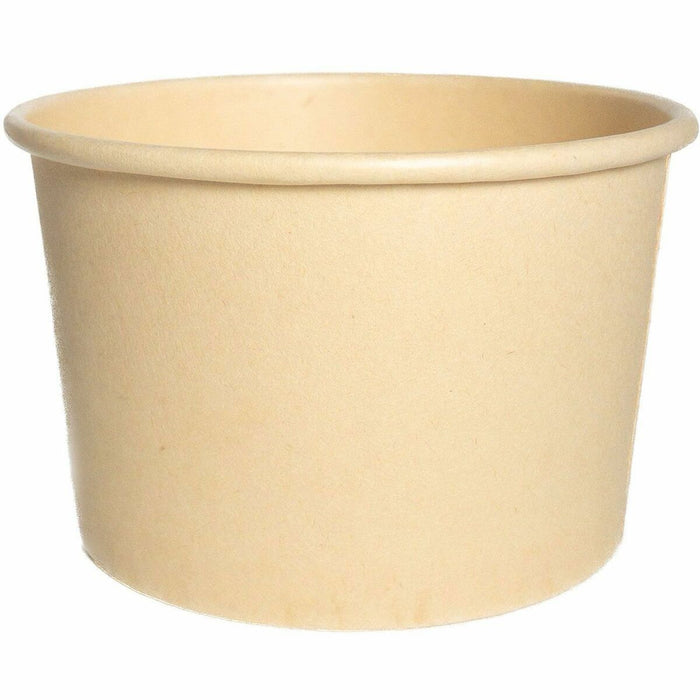 Chef Elite Bamboo Containers - 16oz - Food Storage, Food, Transporting, Picnic - Bamboo Body - 50 / Pack