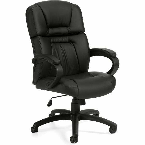 Pacific High Back Tilter, LuxPlus Black - Offices to Go Pacific High Back Management Tilter Chair - Black LuxPlus Faux Leather