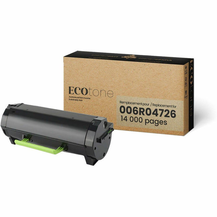 Ecotone Toner Cartridge - Remanufactured for Xerox 006R04726 - Black - 14000 Pages