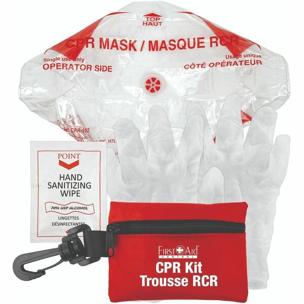 First Aid Central CPR Kit - Nylon Case - 1 Each