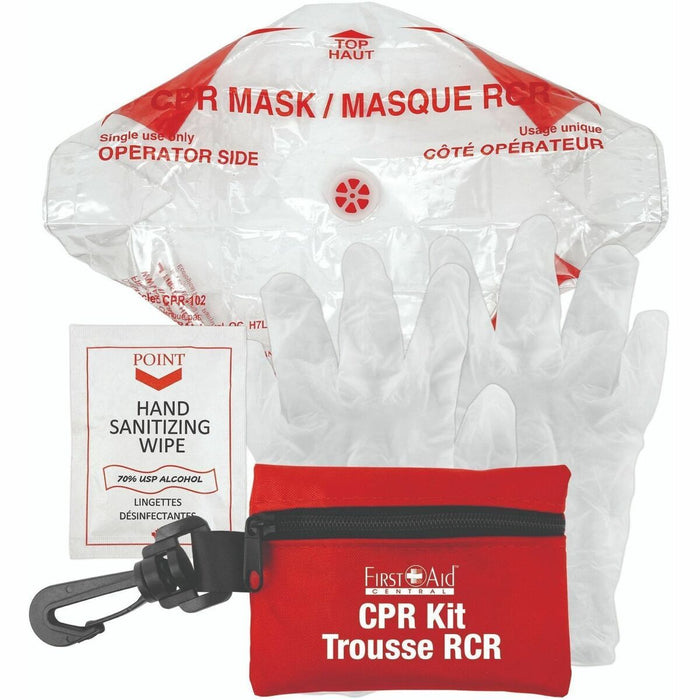First Aid Central CPR Kit - Nylon Case - 1 Each