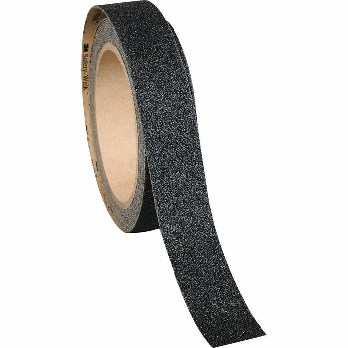 3M Slip Resistant Tread Tape - 15 ft (4.6 m) Length x 1" (25.4 mm) Width - Black - Slip Resistant, Crack Resistant, Peel Resistant, Mold Resistant, Mildew Resistant - For Indoor, Outdoor, Metal, Wood, Concrete, Stairway, Step, Ladder, Boat Deck, General P