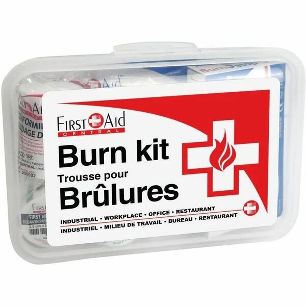 First Aid Central Burn Kit SmartCompliance Cabinet Add-On - 7.01" (178 mm) Height x 4.92" (125 mm) Width x 2.01" (51 mm) Depth - Plastic Case - 1 Each