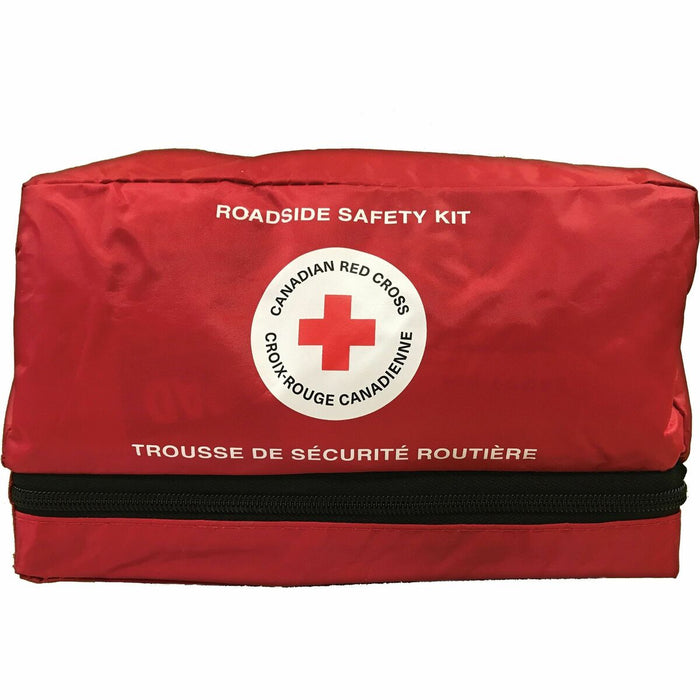 Canadian Red Cross Roadside First Aid & Safety Kit - Red - 1 Each