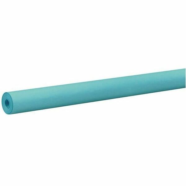 Rainbow Coloured Kraft Duo-Finish Paper - School, Home, Office, Painting and Drawing, Art Room, Table Cover, Banner, Sign, Chalk, Tempera - 36" (914.40 mm) x 100 ft (30480 mm) - Aqua - Kraft - 1 Each