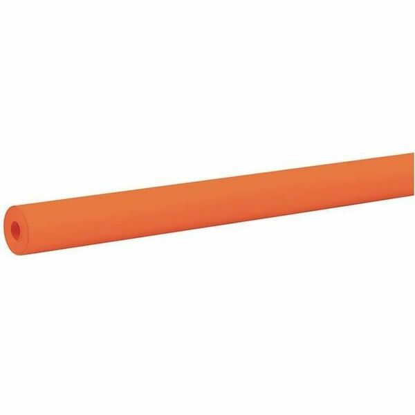 Rainbow Coloured Kraft Duo-Finish Paper - School, Home, Office, Painting and Drawing, Art Room, Table Cover, Banner, Sign, Chalk, Tempera - 36" (914.40 mm) x 100 ft (30480 mm) - Orange - Kraft - 1 Each