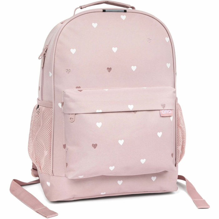 Oro Carrying Case (Backpack) School - Hearts - Shoulder Strap, Waist Strap, Chest Strap - 15.75" (400 mm) Height x 11.81" (300 mm) Width x 5.91" (150 mm) Depth - 18 L Volume Capacity - 1 Each