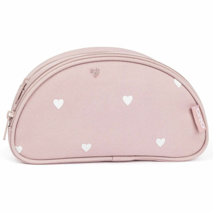 Oro Carrying Case Pencil - Half-moon ,Hearts - 4.72" (120 mm) Height x 9.06" (230 mm) Width x 3.74" (95 mm) Depth - 2.60 L Volume Capacity - 1 Each